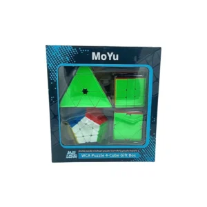 Kit 4 Cubos Moyu Pyraminx + Megaminx + Skewb + Square