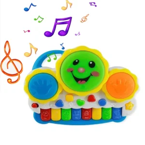 Teclado Musical Bebê Brinquedo Drum Educativo