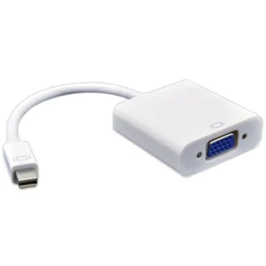 (sem medidas )Adaptador Mini DisplayPort para VGA – Conversor Thunderbolt para VGA - Compatível com MacBook, MacBook Air, MacBook Pro