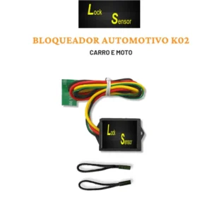Bloqueador Anti Furto Lock Sensor 12V com Chaveiro Magnético – Carro, Moto e Caminhão (até 20A)