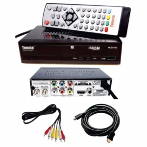 Conversor Digital e Gravador Tomate MCD-888 - Padrão ISDB-T, Gravação de Programas e Saídas HDMI/RCA