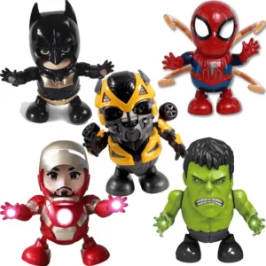 Dança Herói Brinquedo Musical Super Herói Dancing Robot | Movimentos de Dança, Efeitos de Luz e 4 Canções para Crianças