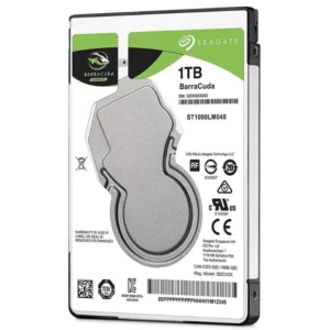 HD Seagate BarraCuda 1TB para Notebook 2,5" ST1000LM049 - Disco Rígido SATA 6Gb/s, 5400RPM
