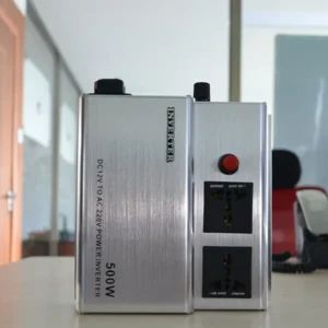 Inversor 500W 12V para 110V com Proteção de Tensão, Cooler e 2 Tomadas - Conversor de Potência para Veículos, Barcos e Motorhomes