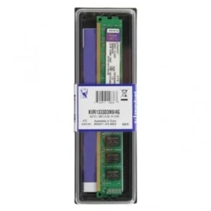 Memória Kingston 4GB DDR3 1333MHz UDIMM para Desktop – ValueRAM (10600 MB/s)