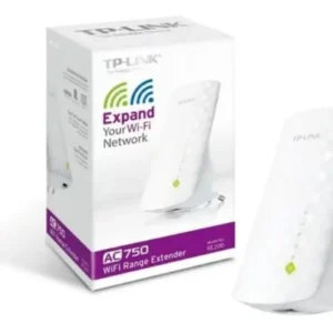 Repetidor TP-Link RE200 AC750 Dual Band 2.4GHz/5GHz – Extensor de Alcance Wi-Fi com Porta Ethernet