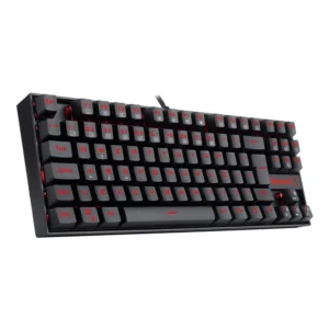Teclado Gamer Mecânico Redragon Kumara K552 - Switch Outemu Blue, ABNT2, Iluminação LED Vermelha, Padrão Português Brasil